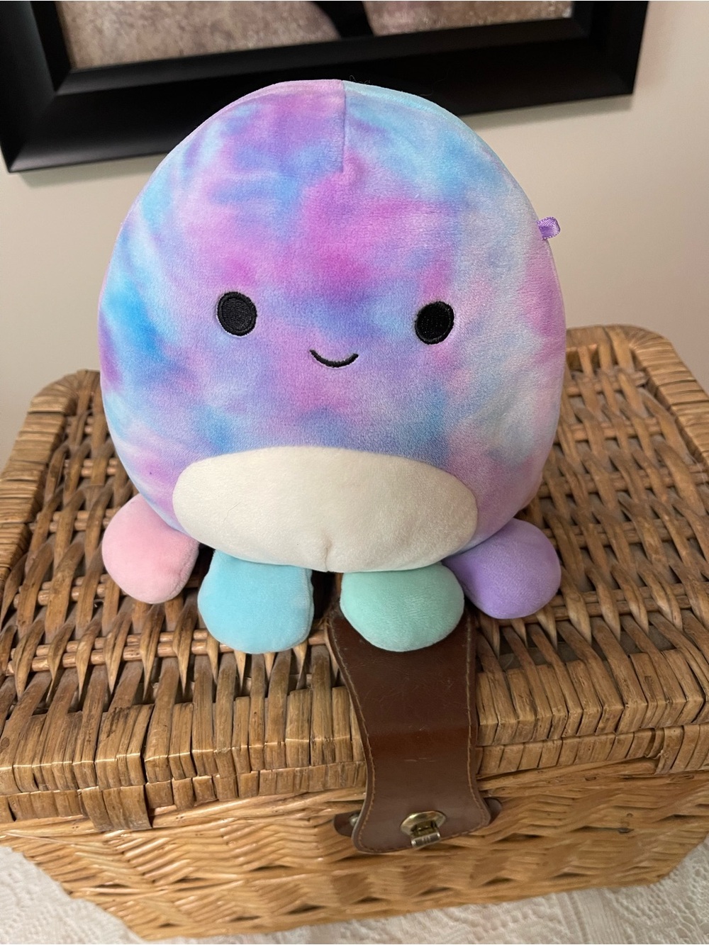 Squishmallows Pastel Tie-Dye Octopus Plush - Purple, Pink, Blue, Mint